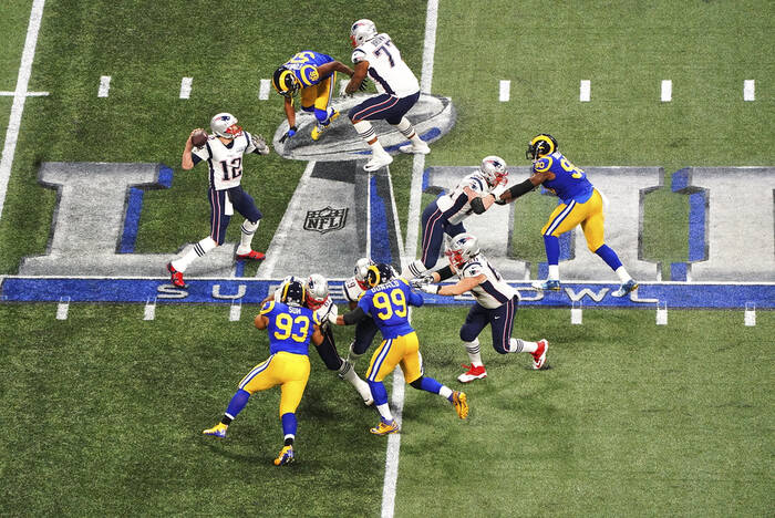 Tom Brady Passing - Super Bowl LIII Tom Brady Passing - Super Bowl LIII