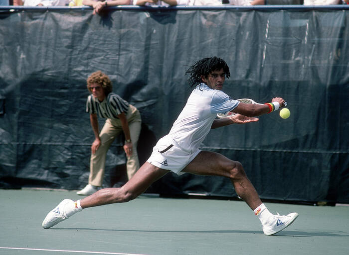 Yannick Noah US Open National Tennis Center 1983 Yannick Noah US Open National Tennis Center 1983