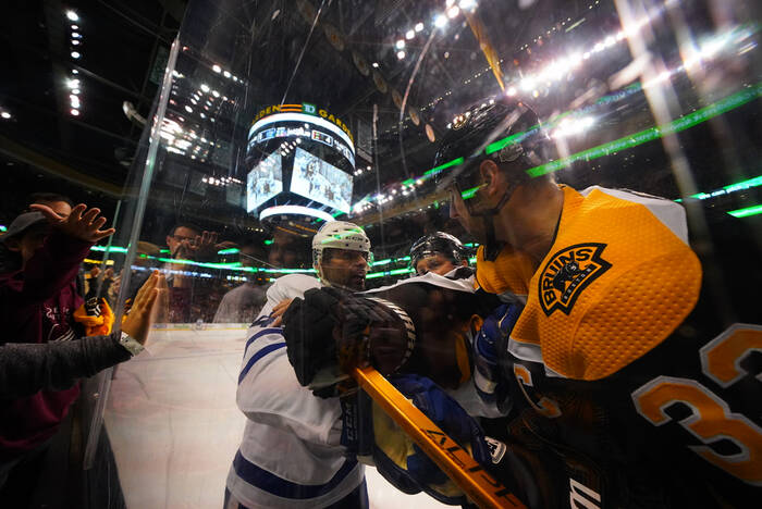 Zdeno Chara vs Nazem Kadri Bruins vs Maple Leafs 2018