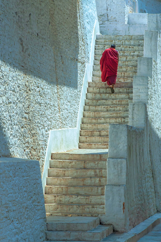 Lonely monk
