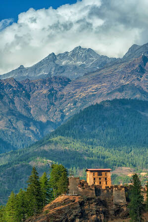 Old fort on the rock Canvas Print Old fort on the rock Canvas Print