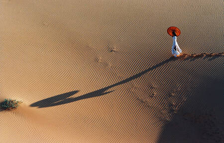 Ombre sur la dune de sable 1998