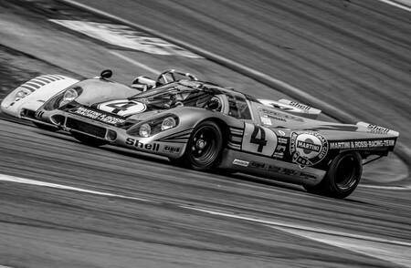 PORSCHE 917K MARTINI RACING BLACK and WHITE PORSCHE 917K MARTINI RACING BLACK and WHITE