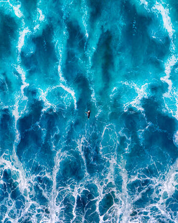 Azul desde arriba Azul desde arriba