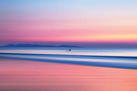 Montagna del tramonto Montagna del tramonto