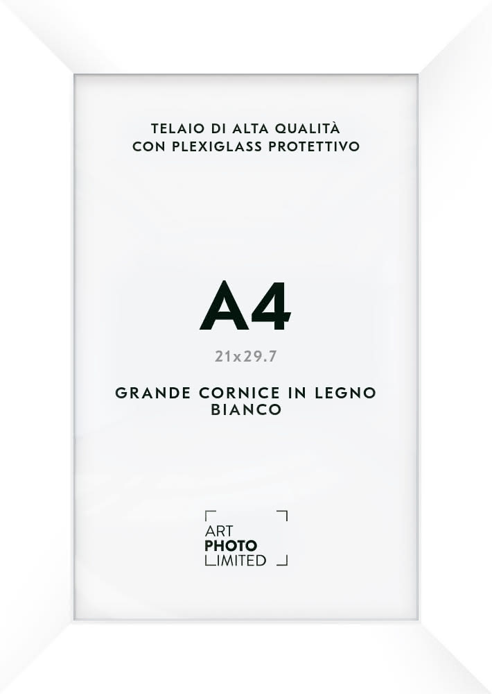 Cornice 3D In Legno – Formato A4 (20 X 29 Cm) Per Oggetti E Souvenir