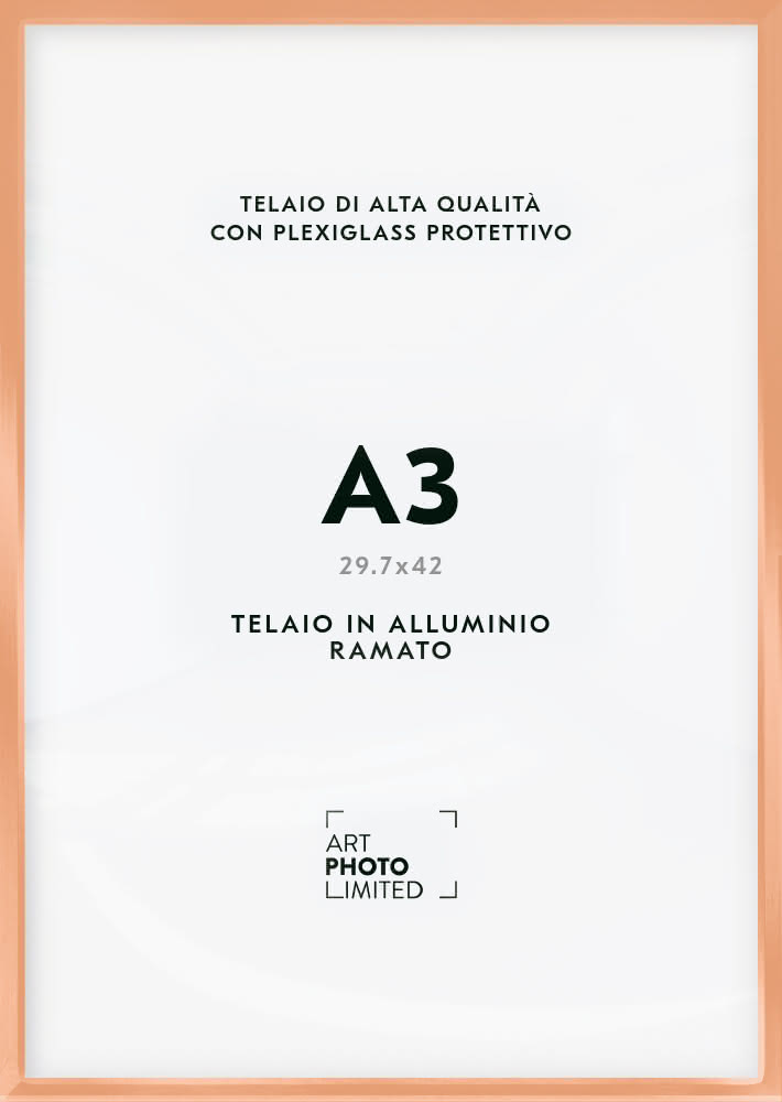 Rame Cornice in alluminio A3 Rame Cornice in alluminio A3