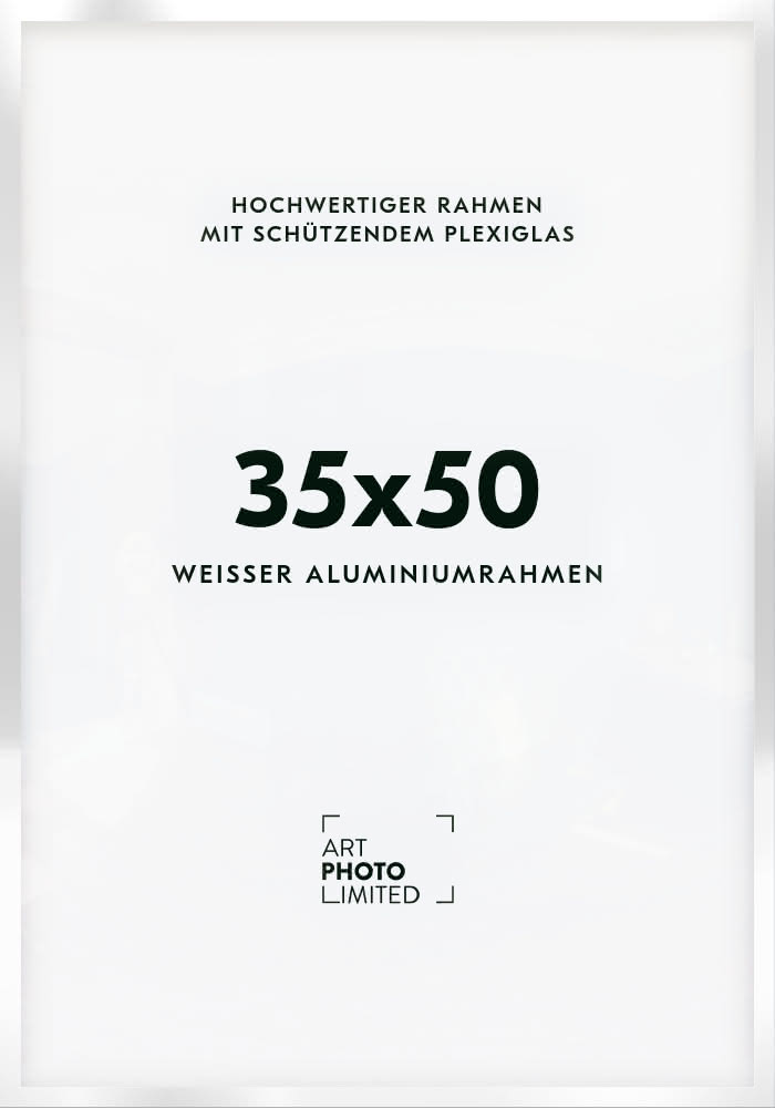 Alurahmen Weiß 35x50cm Alurahmen Weiß 35x50cm
