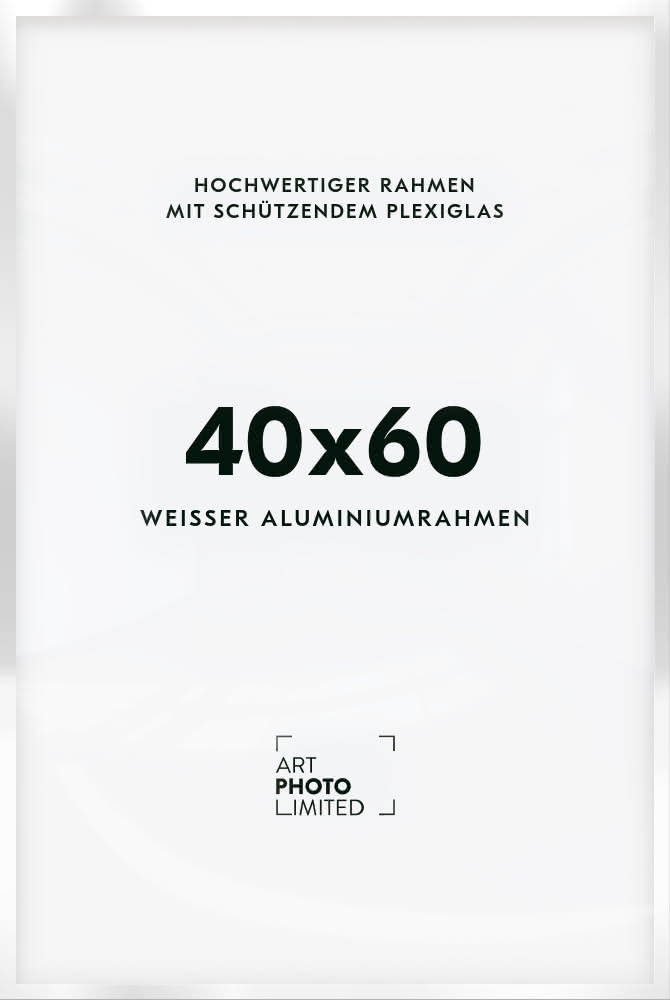 Alurahmen Weiß 40x60cm Alurahmen Weiß 40x60cm