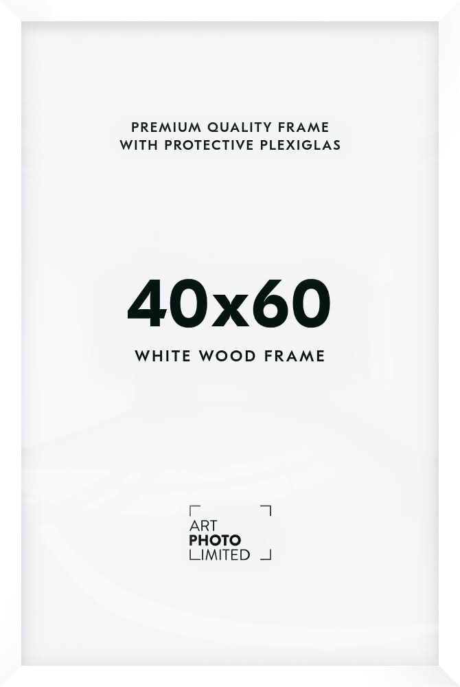 White Wooden frame 40x60cm White Wooden frame 40x60cm