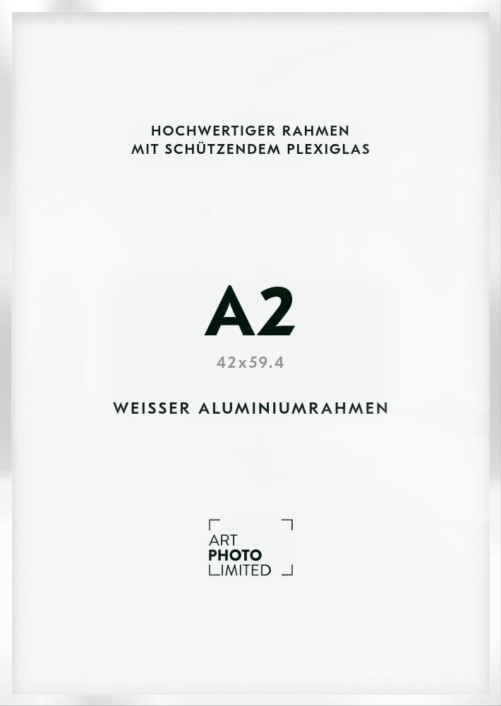 Alurahmen Weiß A2 Alurahmen Weiß A2