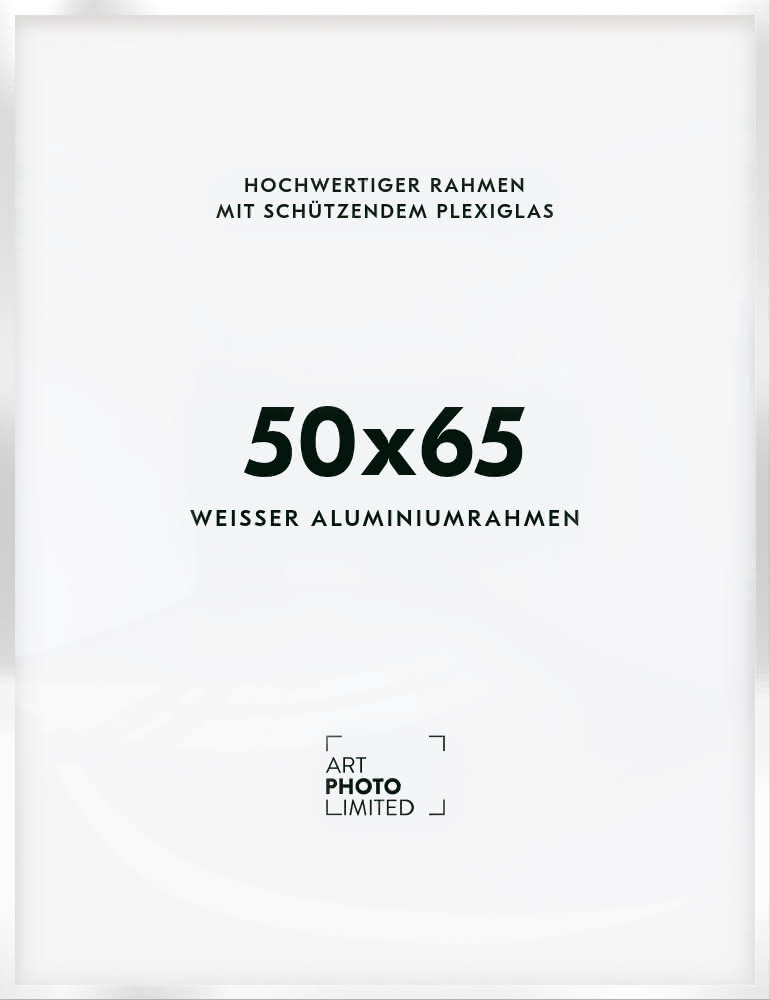 Alurahmen Weiß 50x65cm Alurahmen Weiß 50x65cm