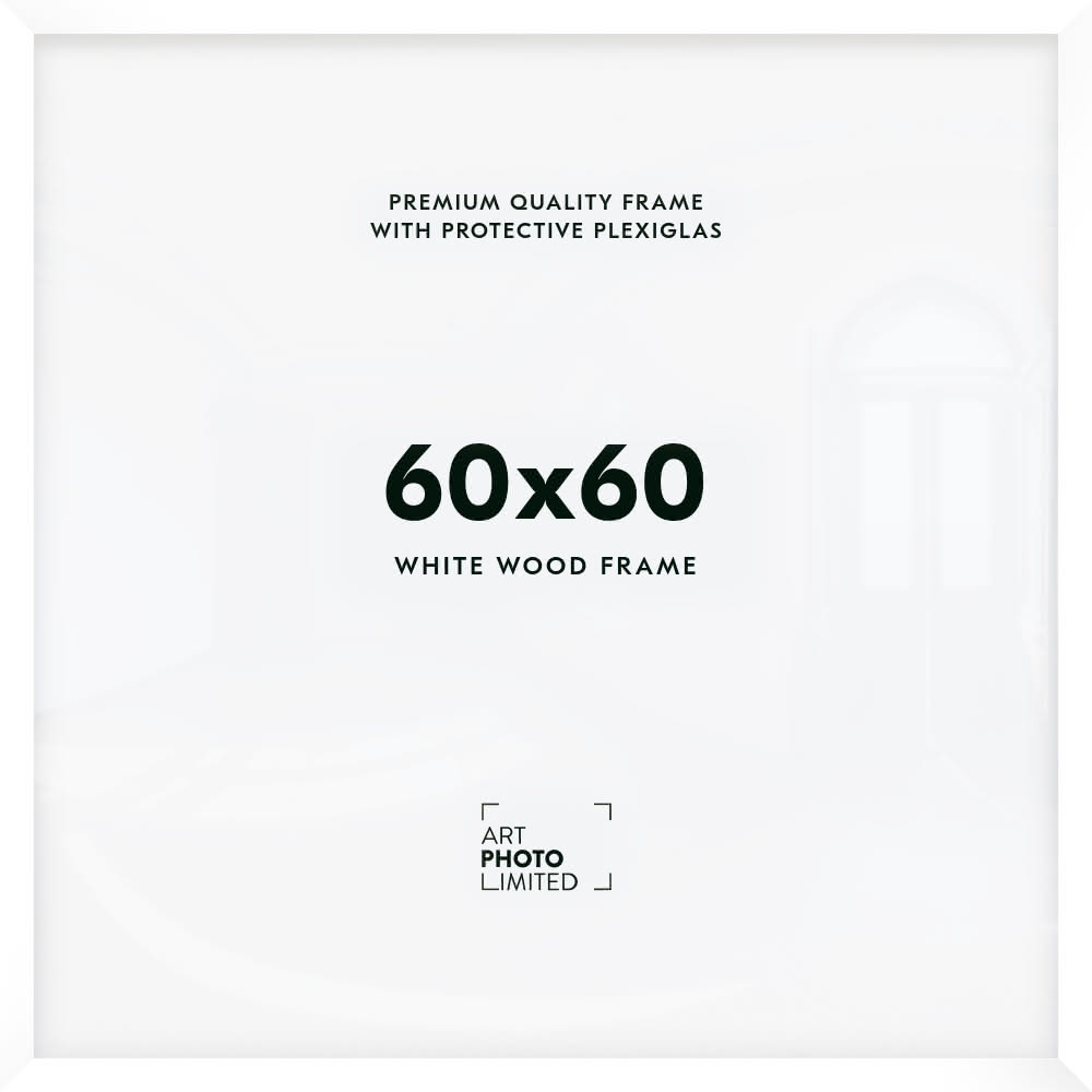 White Wooden frame 60x60cm