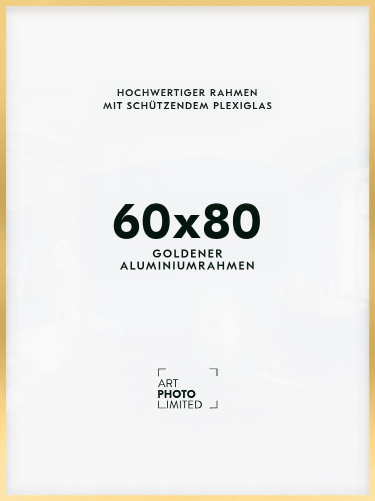 Alurahmen Gold 60x80cm Alurahmen Gold 60x80cm