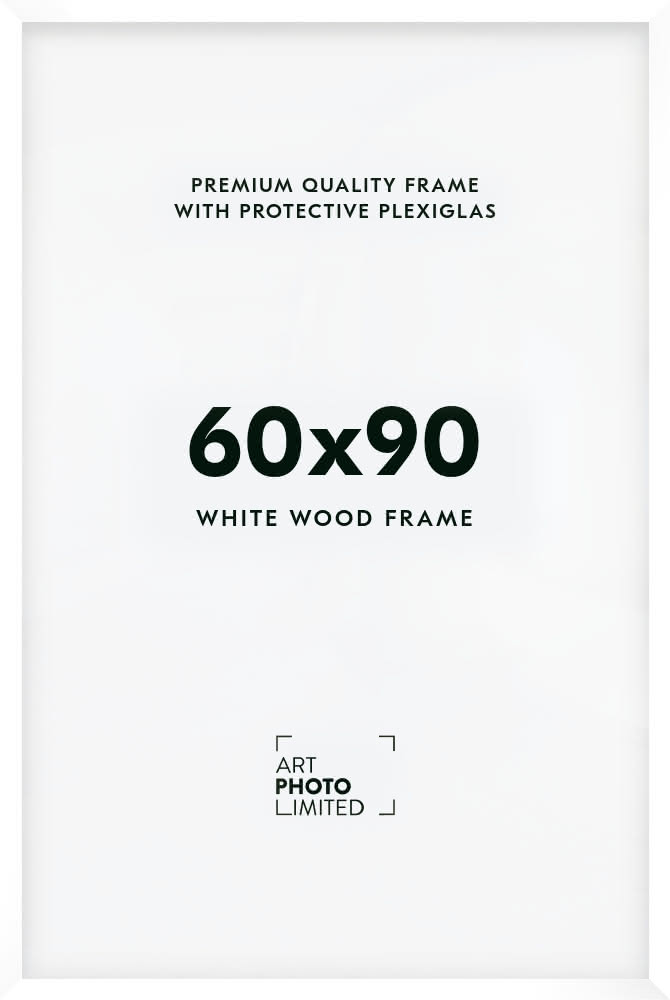 White Wooden frame 60x90cm White Wooden frame 60x90cm