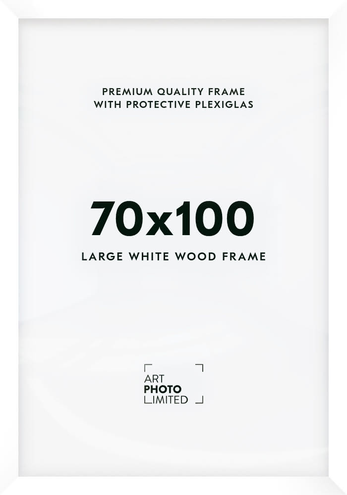 Wide White Wooden frame 70x100cm Wide White Wooden frame 70x100cm