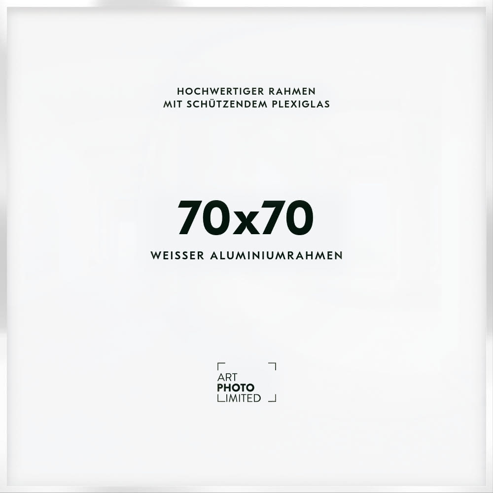 Alurahmen Weiß 70x70cm Alurahmen Weiß 70x70cm