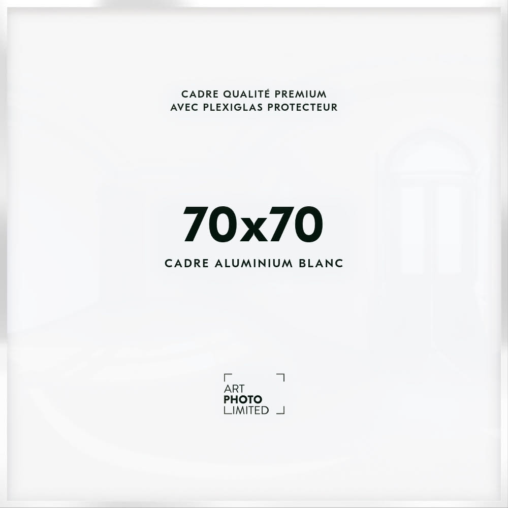 Cadre en aluminium blanc 70x70cm Cadre en aluminium blanc 70x70cm