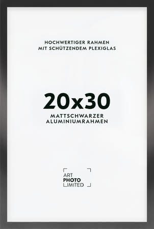 Alurahmen Schwarz 20x30cm