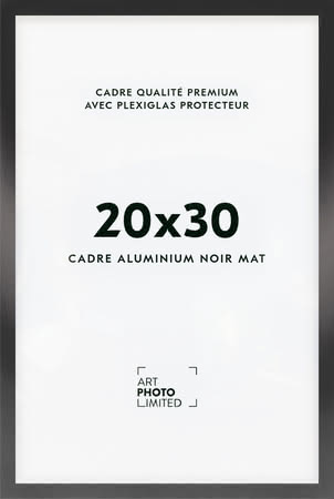 Cadre en aluminium noir 20x30cm Cadre en aluminium noir 20x30cm