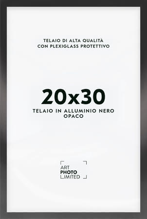 Nero Cornice in alluminio 20x30cm Nero Cornice in alluminio 20x30cm