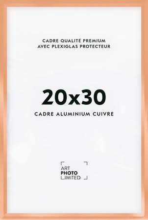 Cadre en aluminium cuivre 20x30cm Cadre en aluminium cuivre 20x30cm