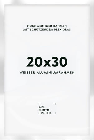 Alurahmen Weiß 20x30cm Alurahmen Weiß 20x30cm