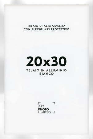 Bianco Cornice in alluminio 20x30cm Bianco Cornice in alluminio 20x30cm