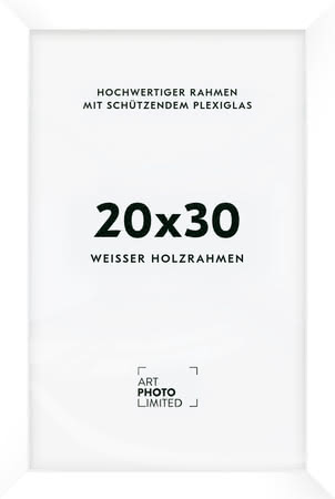 Holzrahmen Weiß 20x30cm Holzrahmen Weiß 20x30cm