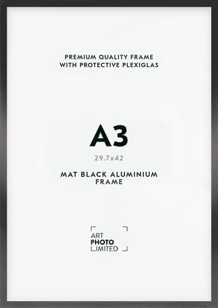Black Aluminum frame A3