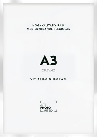 Vit Aluminiumram A3 Vit Aluminiumram A3