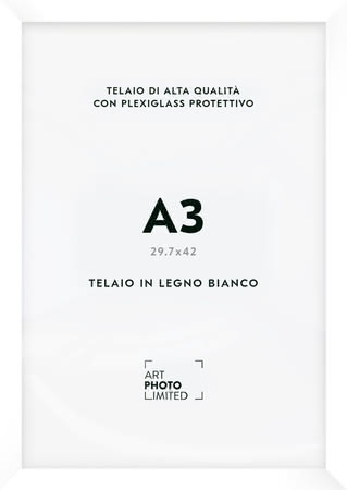 Bianco Cornice in legno A3 Bianco Cornice in legno A3