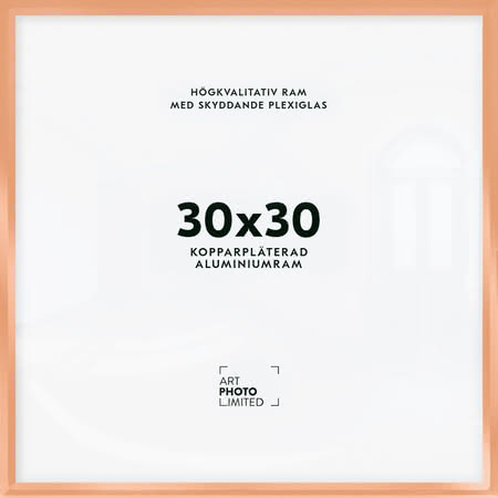 Koppar Aluminiumram 30x30cm Koppar Aluminiumram 30x30cm