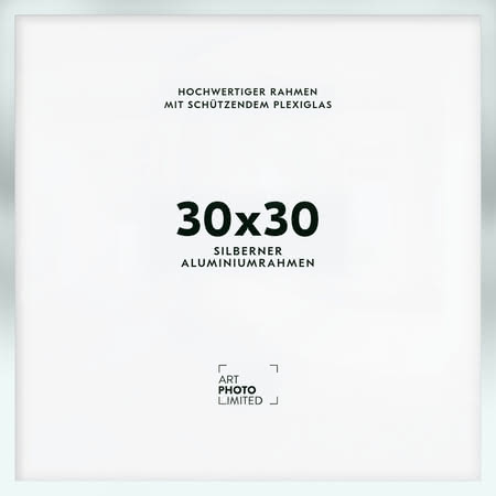 Alurahmen Silber Matt 30x30cm