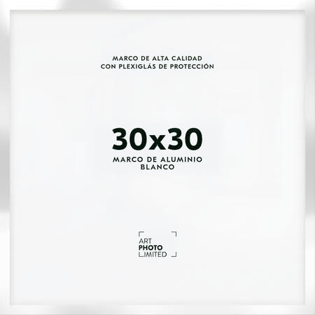 Blanco Marco de aluminio 30x30cm Blanco Marco de aluminio 30x30cm