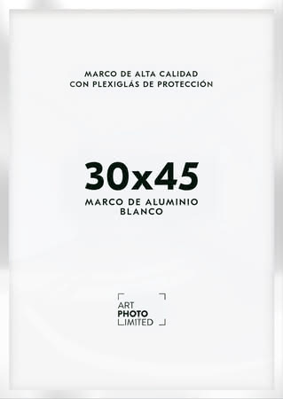 Blanco Marco de aluminio 30x45cm Blanco Marco de aluminio 30x45cm