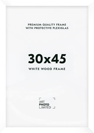 White Wooden frame 30x45cm White Wooden frame 30x45cm