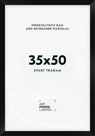 Svart Träram 35x50cm Svart Träram 35x50cm