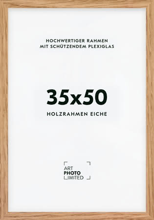 Holzrahmen Eiche Natur 35x50cm