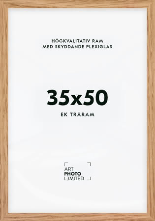 Naturlig ek Träram 35x50cm Naturlig ek Träram 35x50cm