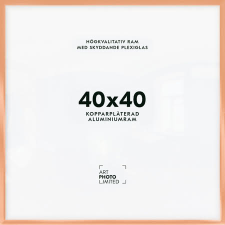 Koppar Aluminiumram 40x40cm Koppar Aluminiumram 40x40cm
