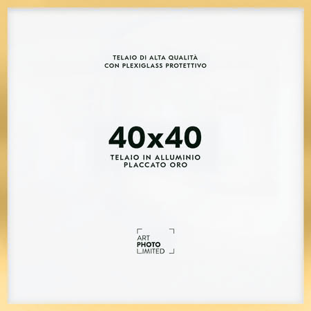 Oro Cornice in alluminio 40x40cm Oro Cornice in alluminio 40x40cm