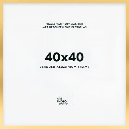 Aluminium lijst Goud 40x40cm