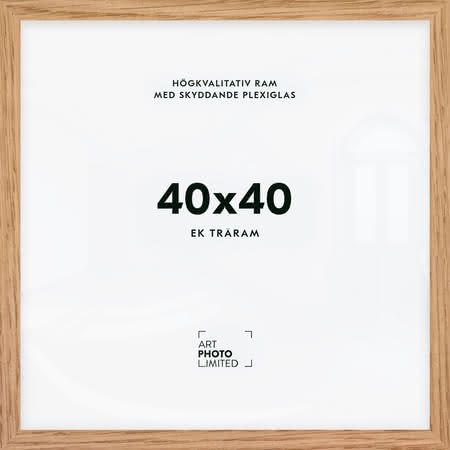 Naturlig ek Träram 40x40cm Naturlig ek Träram 40x40cm