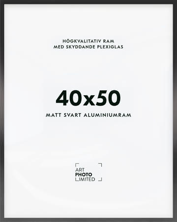 Svart Aluminiumram 40x50cm Svart Aluminiumram 40x50cm