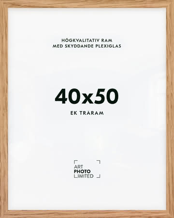 Naturlig ek Träram 40x50cm Naturlig ek Träram 40x50cm