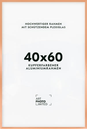 Alurahmen Kupfer 40x60cm