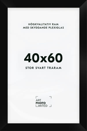 Stor Svart Träram 40x60cm Stor Svart Träram 40x60cm