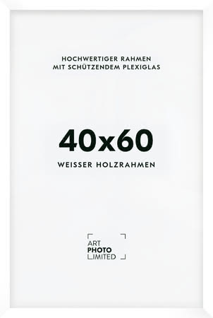 Holzrahmen Weiß 40x60cm Holzrahmen Weiß 40x60cm