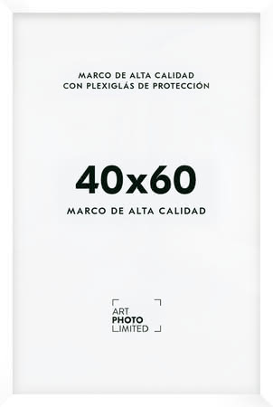 Blanco Marco de madera 40x60cm Blanco Marco de madera 40x60cm